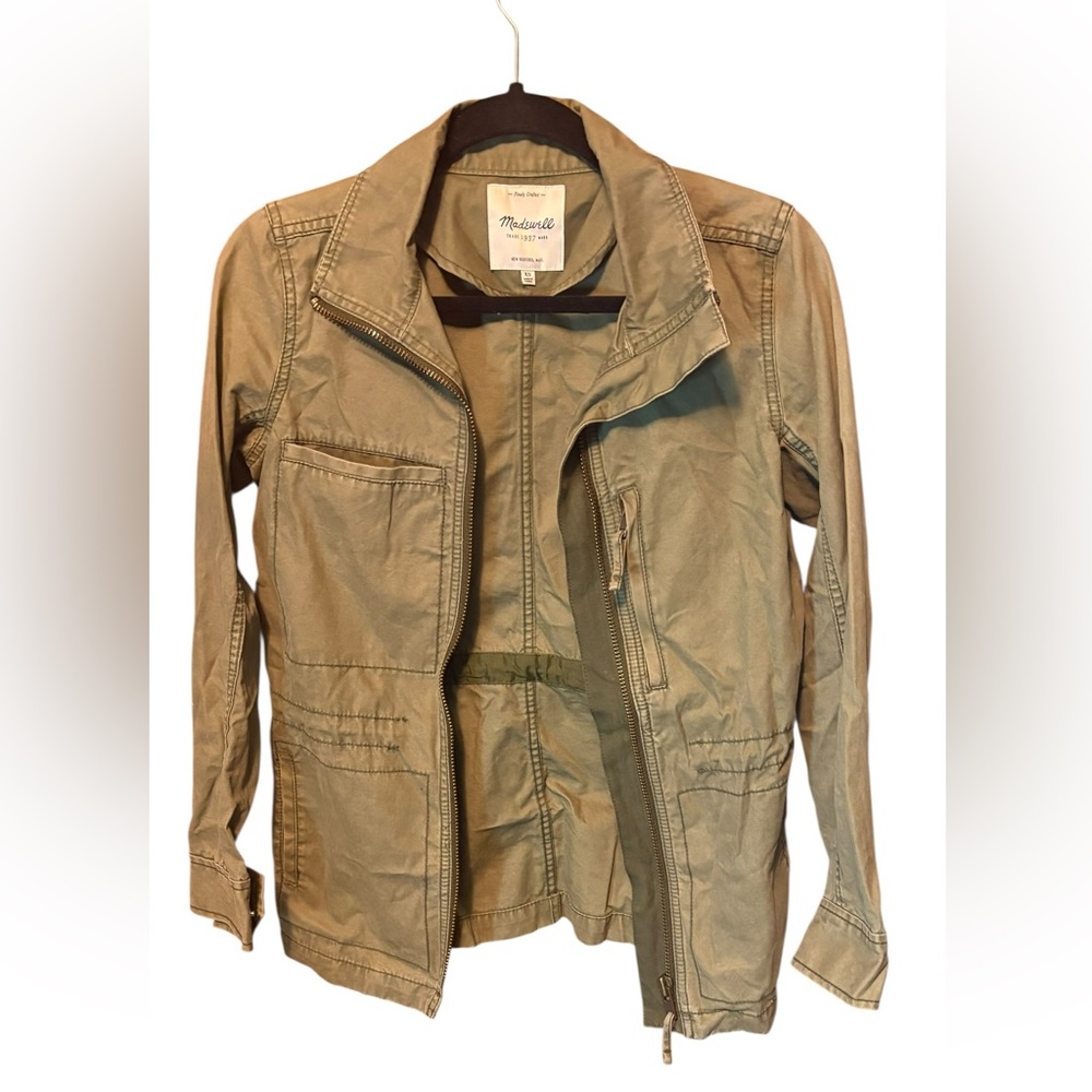 Madewell Fleet Olive Green Utility Jacket XS - Picture 7 of 13